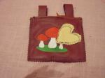erste versuche Grteltasche aus Leder