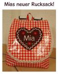 Ein zuckerser Rucksack fr meine Zuckerpuppe!