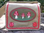 Fliegenpilztasche in rot