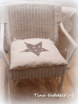 Sitzkissen mit Greengate Stern
