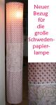 Neuer Bezug fr die Stehlampe
