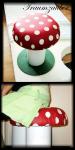 Fliegenpilzhocker - DIY