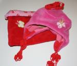 einmal in rot und rosa....