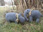 Nilpferd und Elefant
