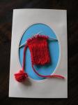 Stricken mit Zahnstochern