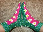 blumige Socken