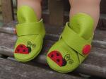 Puppenschhchen aus Leder