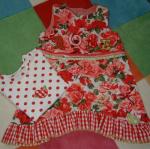 Rosen-Weeke mit Shirt