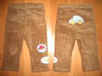 Cordhose mit Applikationen