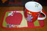 ♥ Mug Rug ~ genht von meiner Groen ♥