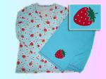 Damen-Erdbeerschlafanzug